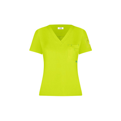 Pulse Scrub Top - Lemon Green / Verde Lim&oacute;n